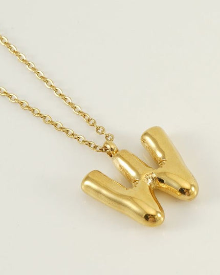 W Bubble Necklace