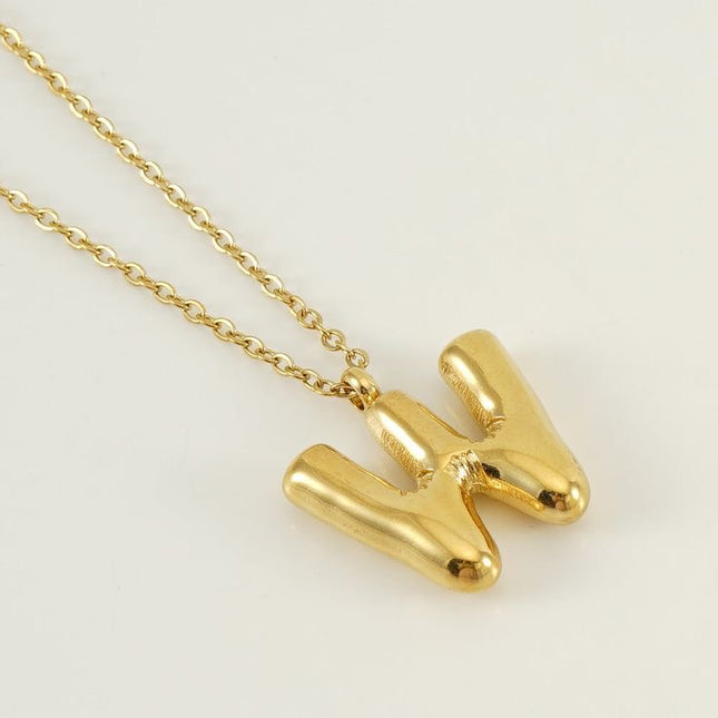 W Bubble Necklace