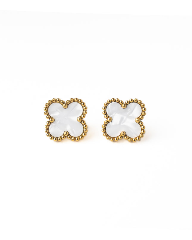 White Clove Studs