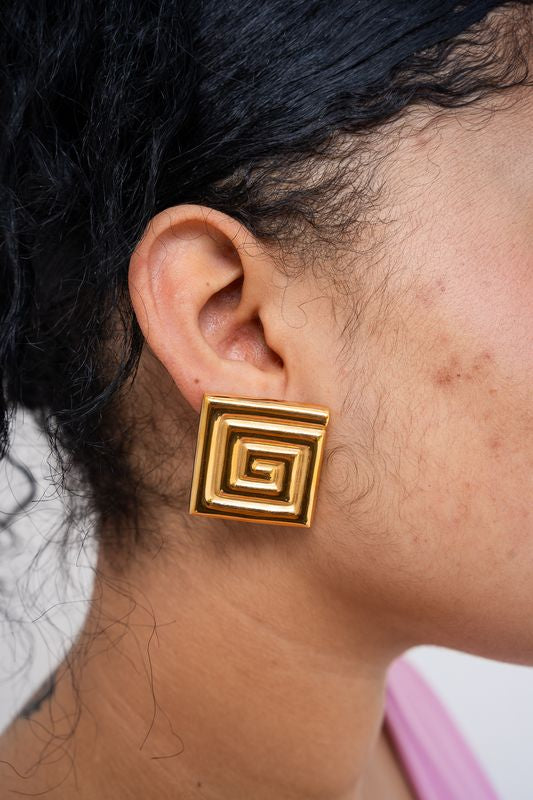 Maze Earings